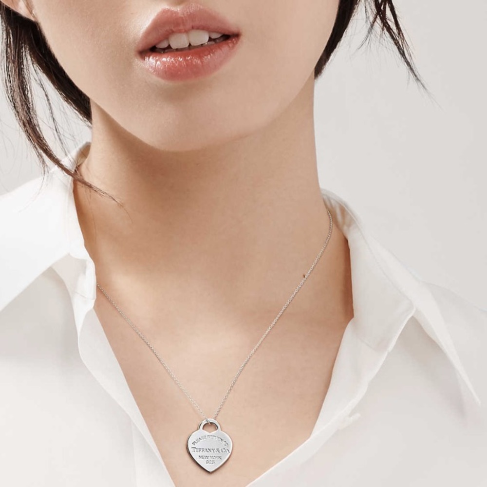 Return to Tiffany💎 Medium Heart Tag Pendant